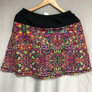 Hydro chick, large sports skirt, multiple colors, black band waist shorts under